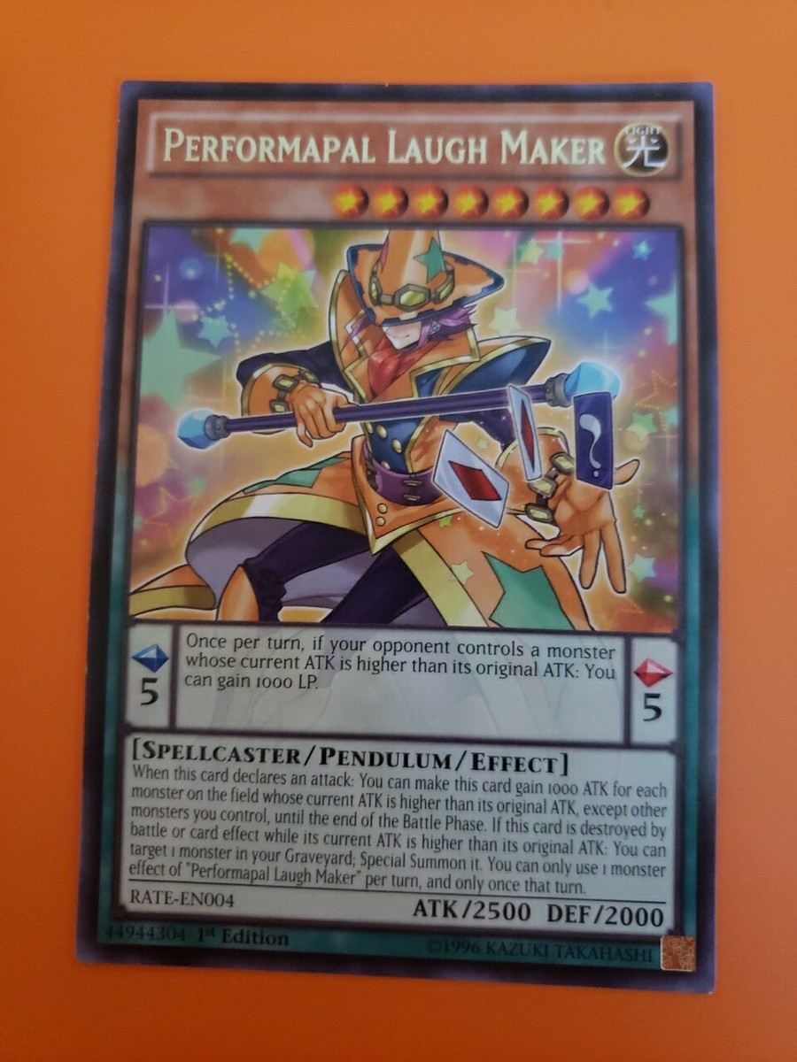 Yugioh Performapal Laugh Maker RATE-EN004 Rare 1st Edition NM | eBay