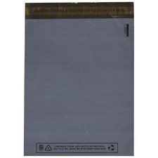 Eco Friendly Grey 1000 Poly Mailer Bags Postage Postal Self Seal Mailing Post