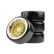 Powerhobby Mounted 1/10 Drift Car Tires (4) 6mm Offset