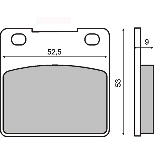 Jeu De Mâchoires De Frein Arrière EBC Pour Suzuki GS 550 / GT 550 - Réf. S611EBC