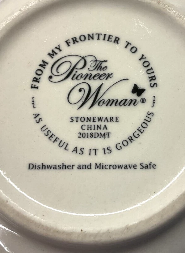 Taza de gres floral de prado de jardín verde pioneer para mujer RARA Foto 3 de 4