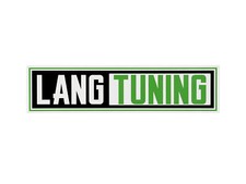 Aufkleber "LangTuning" Weiß/Schwarz/Grün