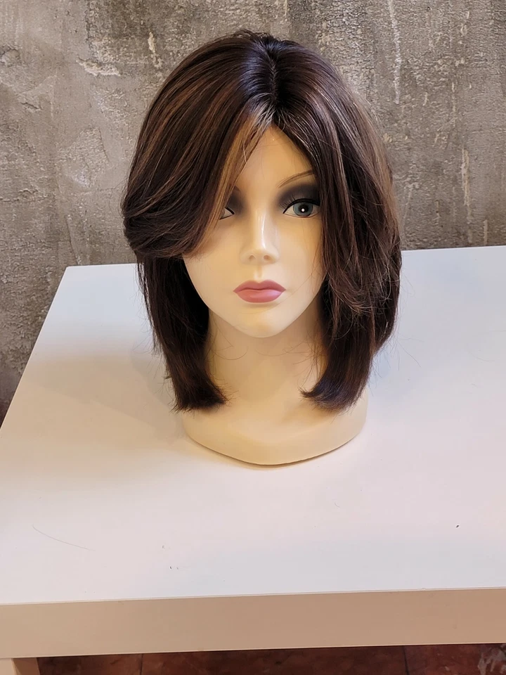YAFFA WIGS NWT NEW 100% EUROPEAN VIRGIN HUMAN HAIR WIG 8-LYR-027 - Image 2 of 4