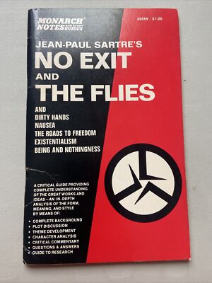 Monarch Notes and Study Guides Jean-Paul Sartre's No Exit and The Flies.(1965)