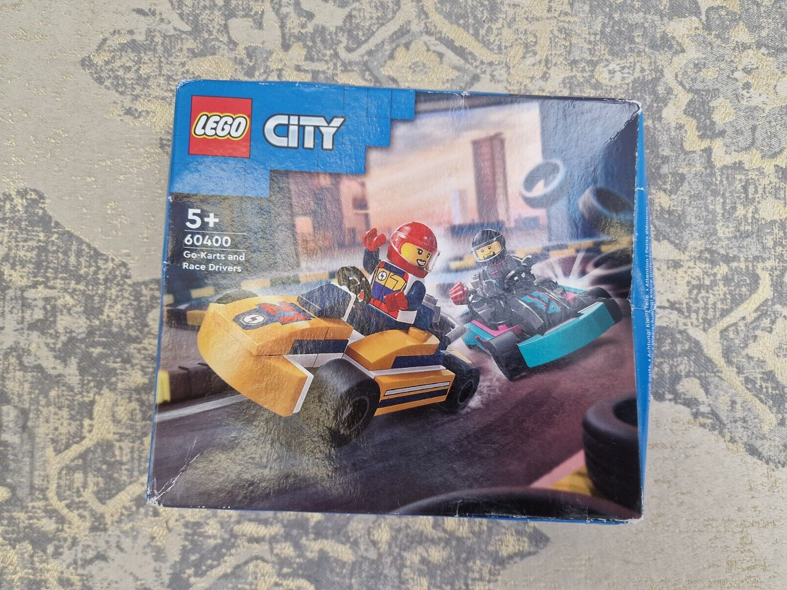 LEGO City Go-Karts and Race Drivers, Racing Vehicle Toy Playset for 5 Plus Year