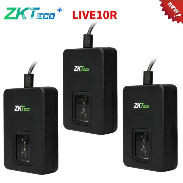 3pcs zkteco live10r zk9500 usb fingerprint reader biometric fingerprint scanner