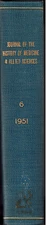 1951 V6 Journal History Medicine Pasteur Fleming Penicillin Pharmacy Hypnosis
