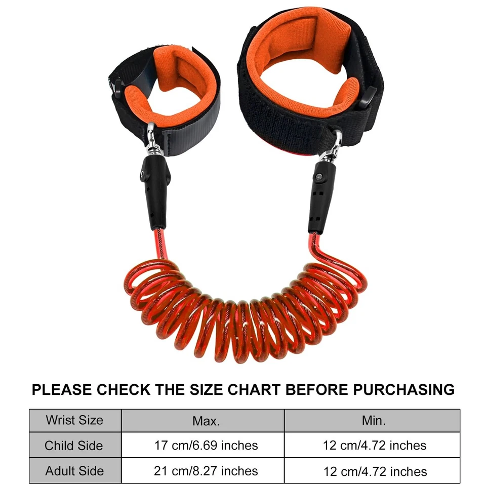 Eslabón de muñeca de seguridad ajustable para niños pequeños - diseño cómodo anti-perdida Foto 4 de 4