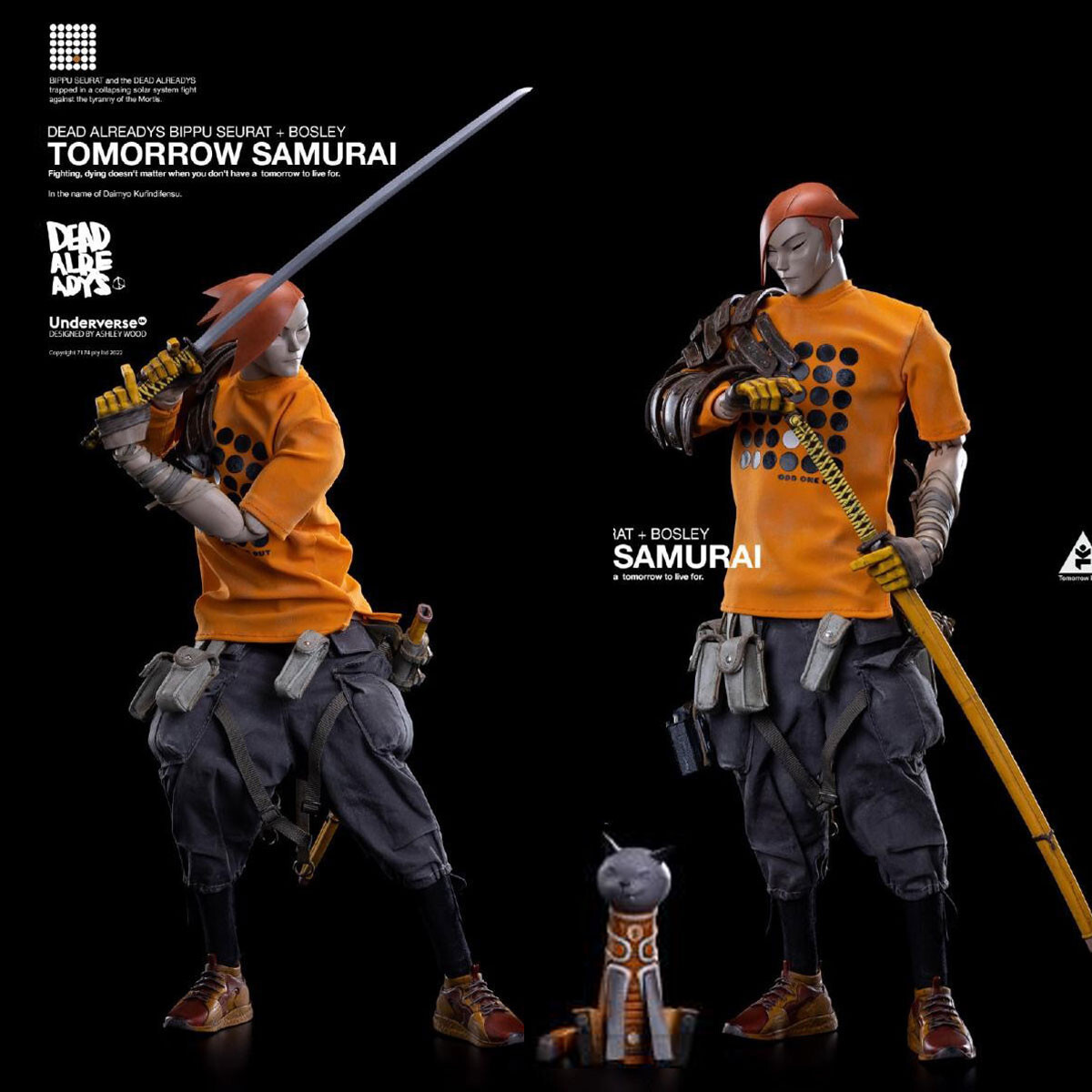 その他 tomorrow samurai underverse UNDERVERSE UV Tomorrow Samurai Bippu Seurat Bosley 1/6 Scale