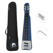 Electric Lap Steel Guitar Slide Electric Guitar Lap style Metal Slide Bar BAG