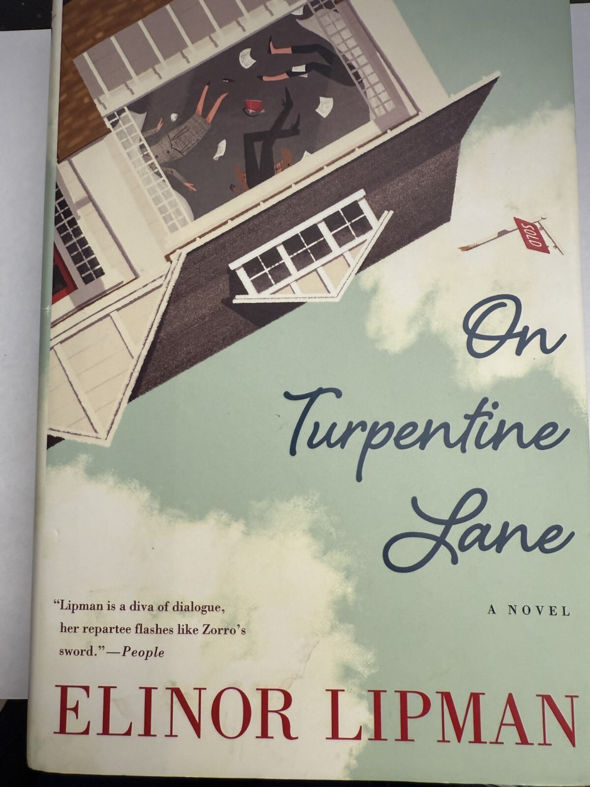 On Turpentine Lane A Novel- Elinor Lipman - Hardcovered