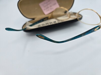Silhouette Eyeglasses M 6448 /80 V 6053 Gold/ Blue Oval 