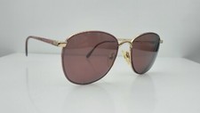 Vintage Purple Gold Metal Oval Sunglasses FRAMES ONLY Japan