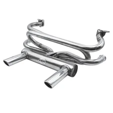 1 3/8" Stainless Steel 2 Tip GT Exhaust System Air-cooled Vw Bug, Ghia Empi 3761