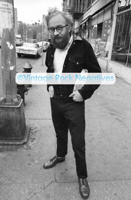 HARRY SMITH Intellectual Beat Poet 9/28/1965 Pro Pigment Print (8.5''x11'') fr Neg