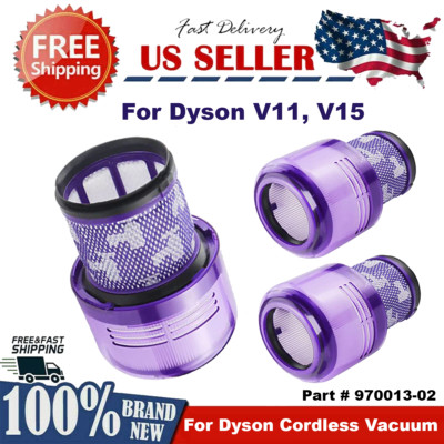 3 Pcs HEPA Filter for Dyson V15 V11 Animal Absolute Cordless Vacuum Cleaner