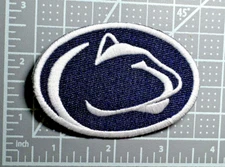 Penn State Nittany Lions NCAA Logo Embroidered 3in Iron / Sew-On Patch