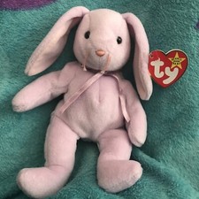 1996 Ty Beanie Baby Floppity The Bunny With Tag  Cover Also Tush Tag