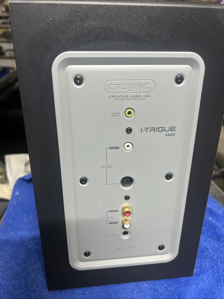 Creative Labs I-trigue 3400 Subwoofer And Power Cord Only - Image 3 of 4