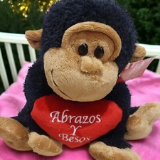 Dan Dee Collector's Choice Gorilla 10" Plush Besos Y Abrazos Hugs  Kisses GUC