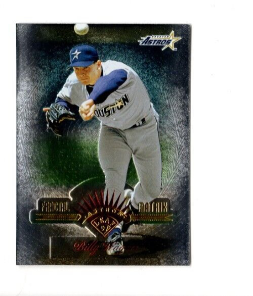 1997 LEAF FRACTAL MATRIX Silver Billy Wagner Parallel #5  Houston Astros