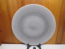 Steelite International Scape Smoke Gray 11 1/4" Swirl Coupe Dinner Plate NEW