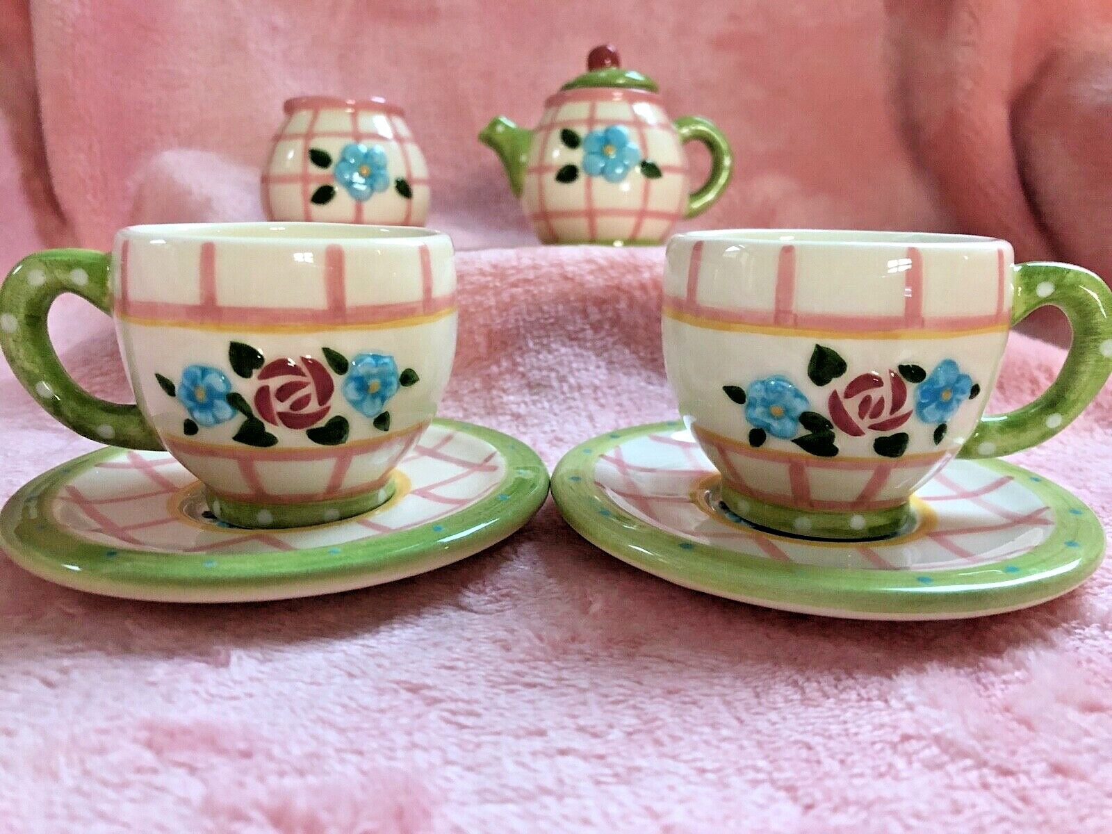 VINTAGE BUT NEW MARY ENGELBREIT CHILDS TEA SET eBay
