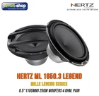 Hertz ML 1650.3 Mille Legend - 165mm (6.5'') woofer speakers; 250W-4 Ohm; a pair