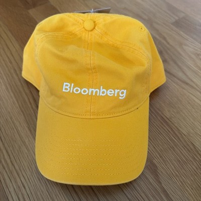 Bloomberg Baseball Hat Yellow Adjustable Cap