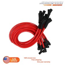 Racing Spark Plug Wires Set Red 10.2mm Fit For Ford 5.0l 5.8l Sb Sbf 302 Racing Spark Plug Wires Set Red 10.2mm Fit For Ford 5.0l 5.8l Sb Sbf 302