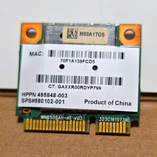 HP WN6502AH-H1 Wireless Mini PCIe WiFi Card 518437-001 580102-001