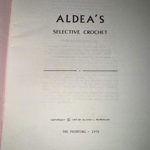 aldeas selective crocheted - Picture 2 of 2