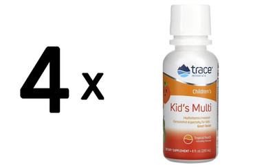 4 x Trace Minerals Children's - Kid's Multi, Citrus Punch - 237 (116,02 EUR/L)