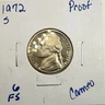 1972-S Jefferson Nickel PROOF Beautiful Coin with 6FS (6 Full Steps)2