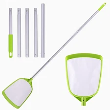Pool Skimmer Net- Total Length 72 inches Ultral Fine Mesh Rake with Pole,Acce...