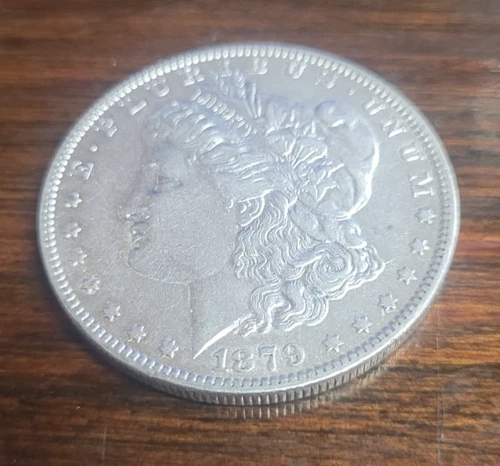 1879-O Morgan Silver Dollar $1 New Orleans Mint AU+ Nice Detail NO RESERVE-LOOK