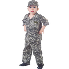 U.S. Army Camo Set Toddler Large Costume - Underwraps