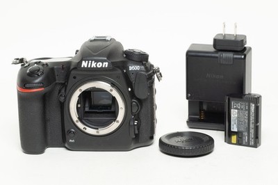 Wow! Mint Nikon D500 only 34,380 shots, nikon battery & charger tested D 500