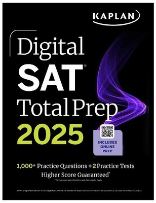 Digital SAT Total Prep 2025: Includes 2 Full Length Practice Tests,  (Paperback)