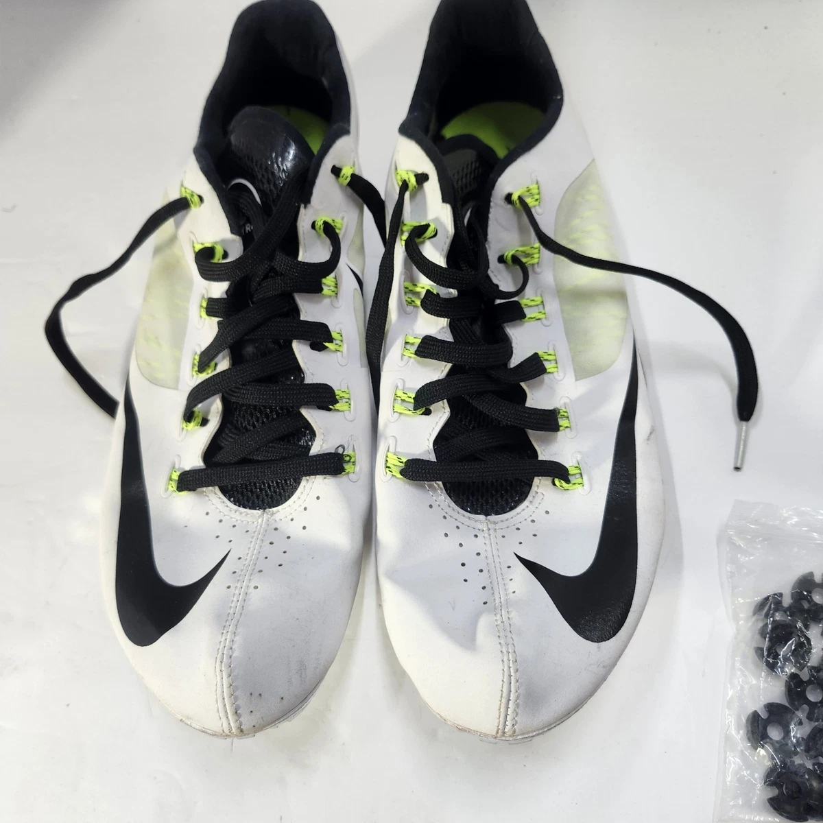 Nike Superfly R4 White Black Volt Track Spikes 526626-170 Mens Size 15 Sprinting 006Q4_1105_main2 main image 2