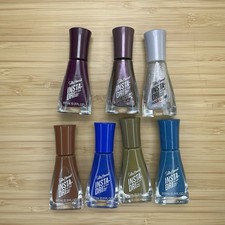 Lot Of 7 Sally Hansen Insta-Dri NailPolish s 428, 113, 101, 163, 492, 529, 505