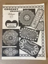 VINTAGE 1979 Elizabeth Hiddleson Crochet Originals Volume 17 Pattern Book DOILIE