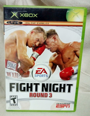 Fight Night Round 3 Original XBOX CIB Complete in Box Very Good Condition