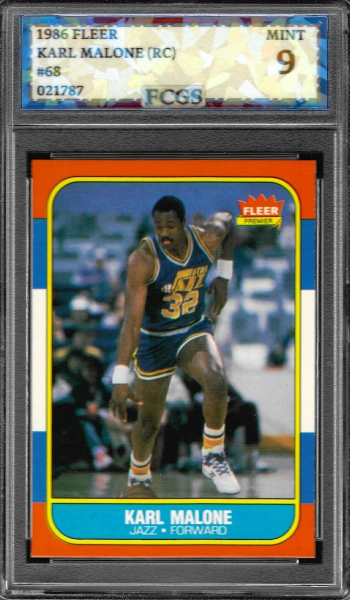 Fleer Karl Malone Basketball Rookie Sports Trading Cards