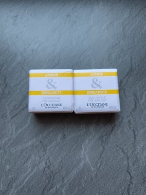 L Occitane Jasmin & Bergamot Gentle Soap 2x 50g Paper Wrapped - NEU
