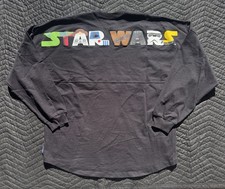 Disney Unisex May The Force 2021 Star Wars Logo Spirit Jersey Black Size XL