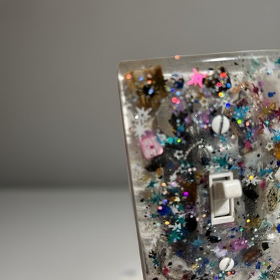 Orgonite Outlet cover Switch Plate Block EMFs Transmute Energy