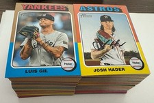 2024 Topps Heritage High Number Base Lot 189 Cards NO DUPES In Order