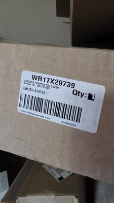 GE Fridge Freezer Evaporator Cover w/ Fan (30'' x 13'')  **NEW**  WR17X35667  ASMN