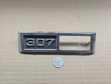 Chevy OEM 1968 Chevelle 307 Front Left Fender Emblem Badge Logo Name 3920873